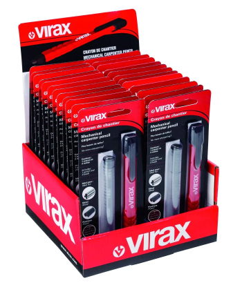 Презентація товару: будівельний олівець та змінні грифелі VIRAX
